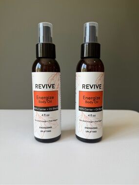 Body Oil Spray bundle of 2 Revive Energize Body Oil